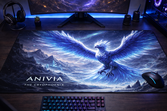 Anivia Gaming Mouse Pad, Gifts for League of Legends fans, Gaming Desk Mat, LoL
