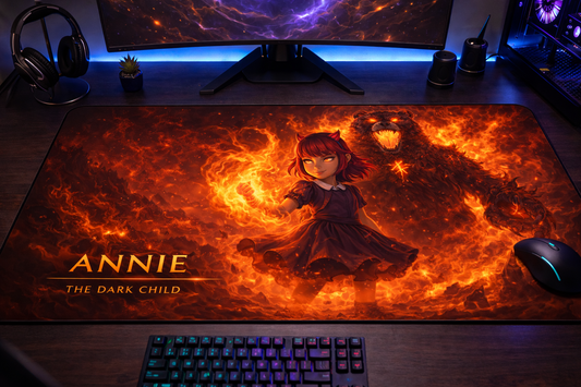 Annie Gaming Mouse Pad, Gifts for League of Legends fans, Gaming Desk Mat, LoL