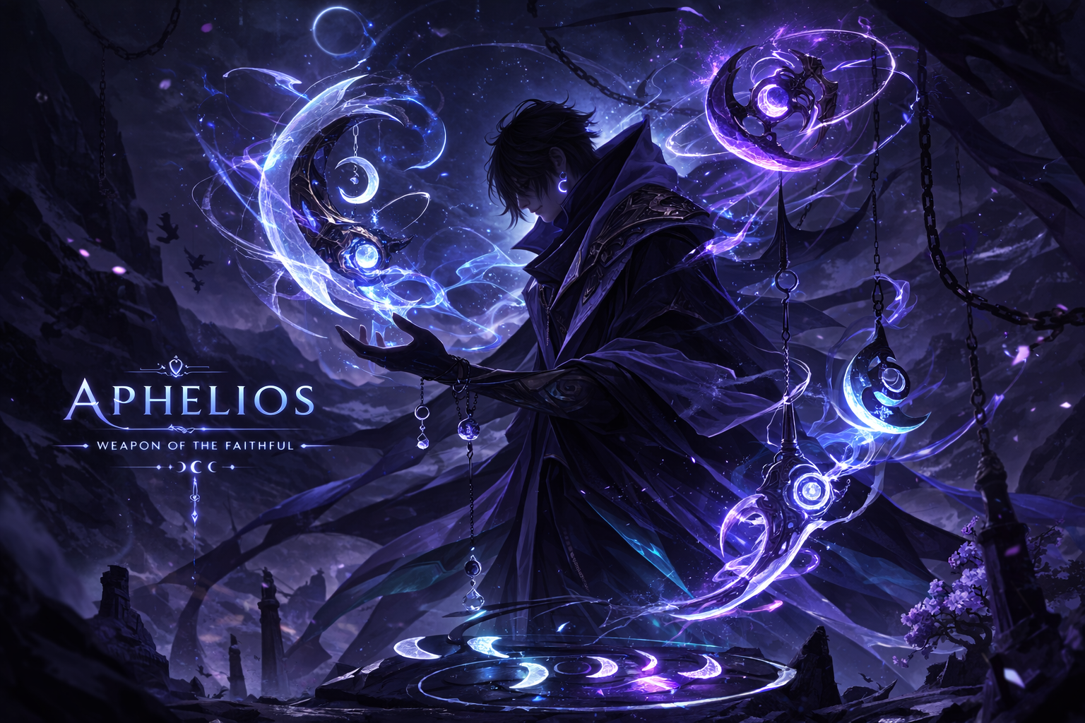 Aphelios Gaming Mouse Pad, Gifts for League of Legends fans, Gaming Desk Mat, LoL