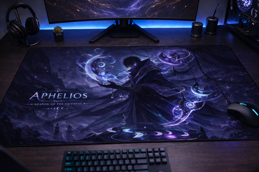 Aphelios Gaming Mouse Pad, Gifts for League of Legends fans, Gaming Desk Mat, LoL