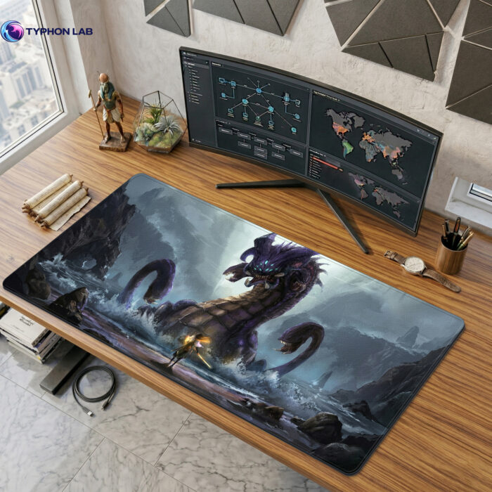 Baron Nashor & Yasuo Abyssal Duel Art Desk Mat