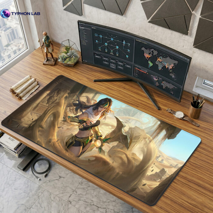 Sivir Sandstorm Empress Shurima Desk Mats