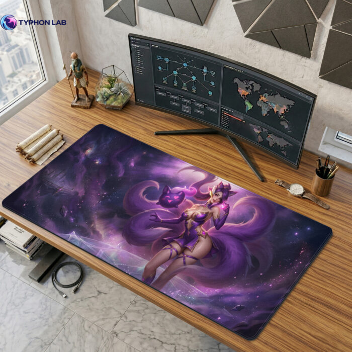 Ahri Starborn Charm Gaming Mouse Pad , Desk Mat