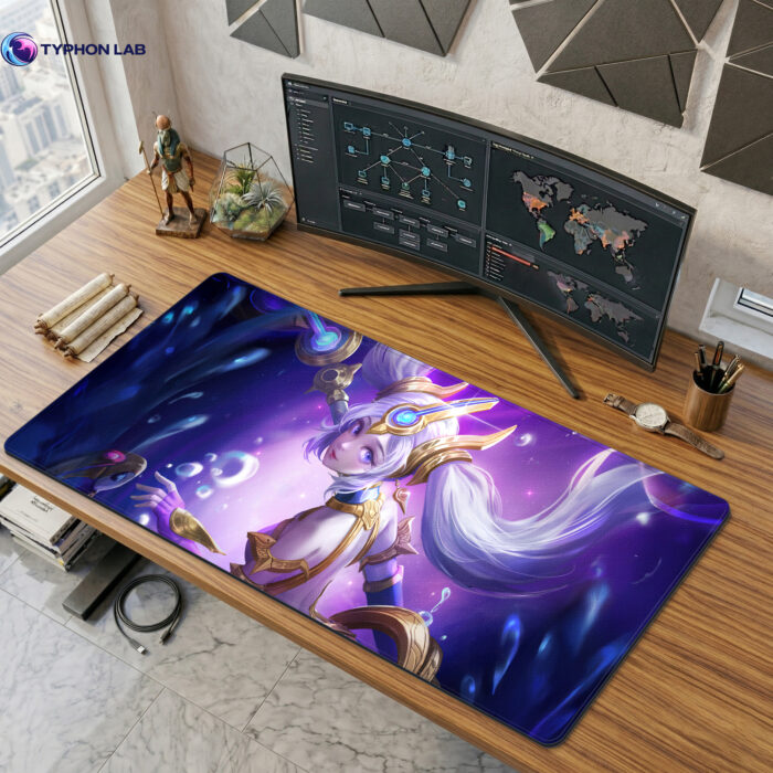 Star Guardian Janna Desk Mat Setup PC