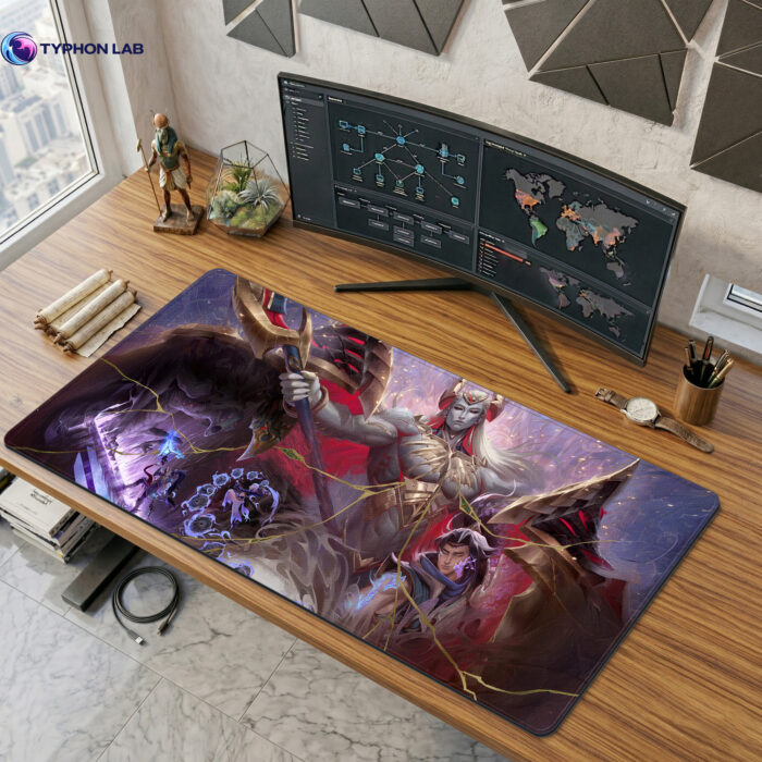 Zaahen, Xin Zhao & Yunara Gaming Mouse Pad Desk Mat