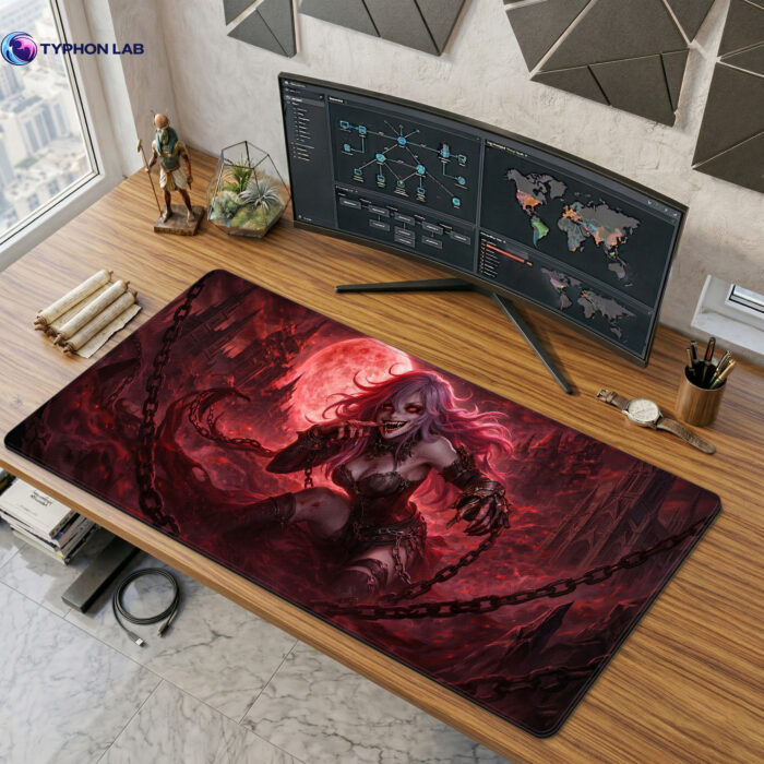 Briar Feral Demon Mouse Pad, Desk Mat PC