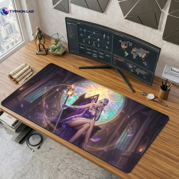 Lux Magic Purple Queen Mouse Pad