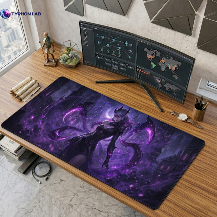 Evelynn Dark Demon Gaming Mouse Pad Desk Mat