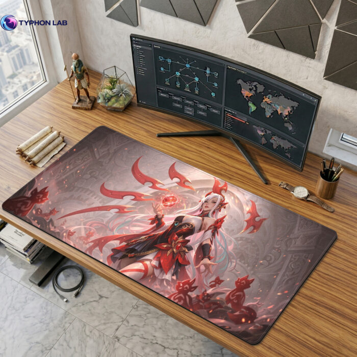 Irelia Spirit Fantasy Mouse Pad - Desk Mat for Gamers PC Setup