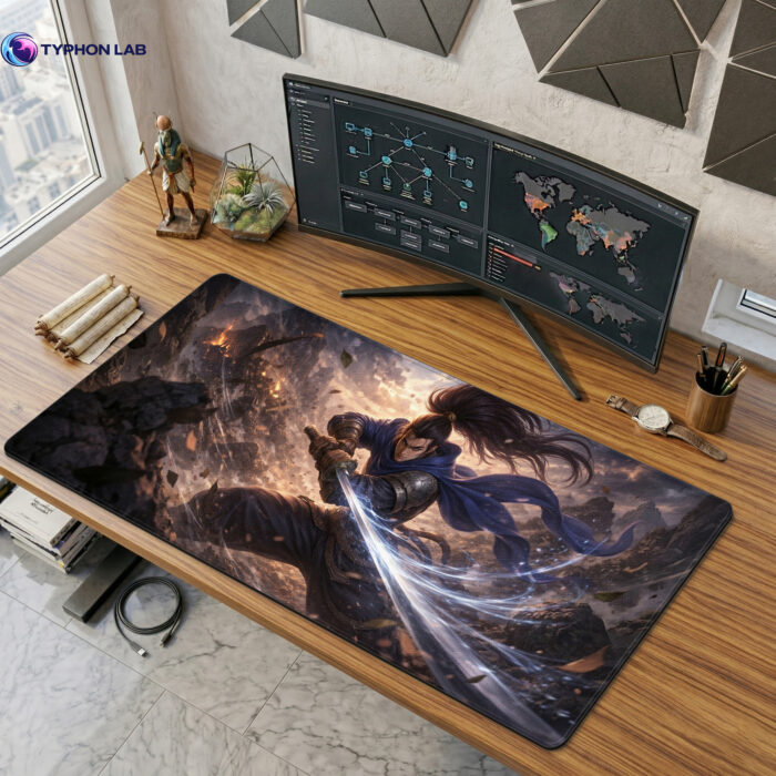 Yasuo Samurai Warrior Mouse Pad – Desk Mat PC Setup