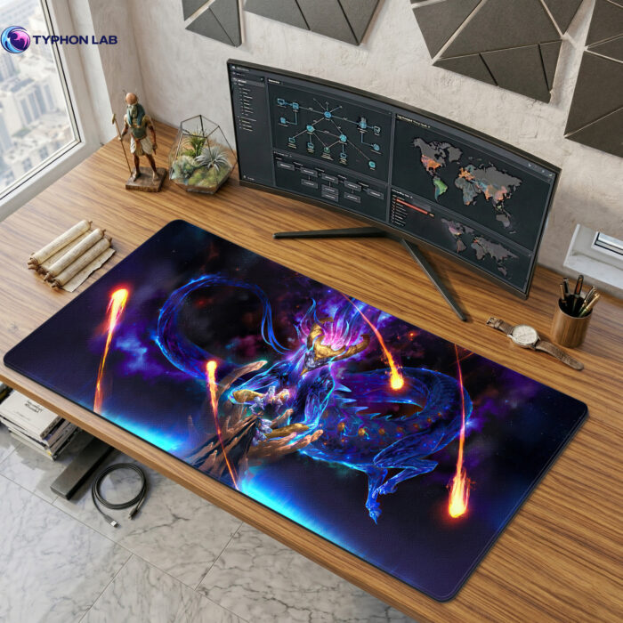 Aurelion Sol Dragonmancer Desk Mat – Dragon Artwork Mouse Pad