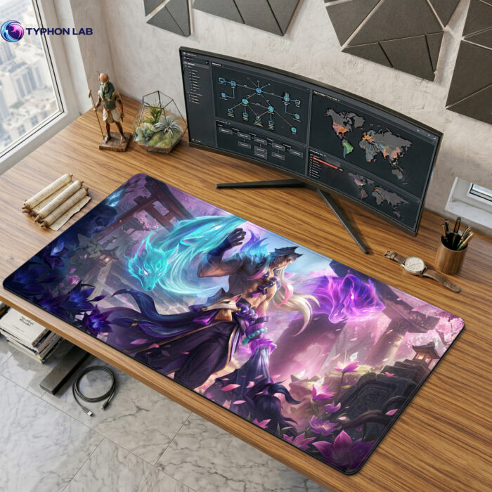 Sett Desk Mat - Pink Purple Spirit Mouse Pad