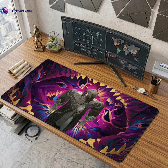 Hwei Extended Desk Mat – Dark Aesthetic Mouse Pad