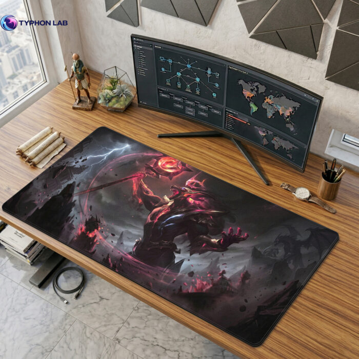 Nasus Desk Mat – Dark Fantasy Gaming Desk Pad
