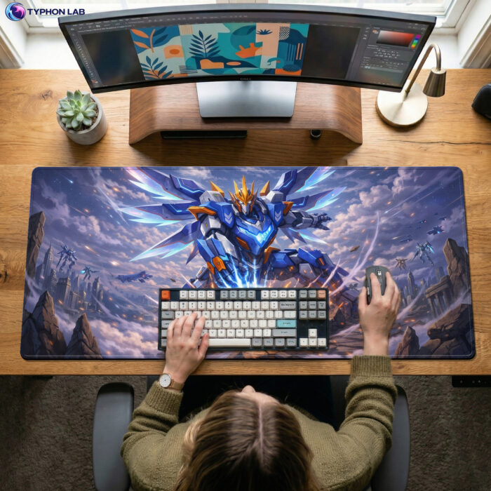 Alternative view of Galio Aegis Frame Gaming Mouse Pad, Desk Mat for Keyboard