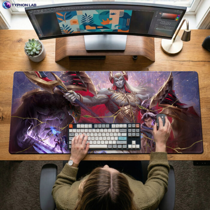 Alternative view of Zaahen, Xin Zhao & Yunara Gaming Mouse Pad Desk Mat