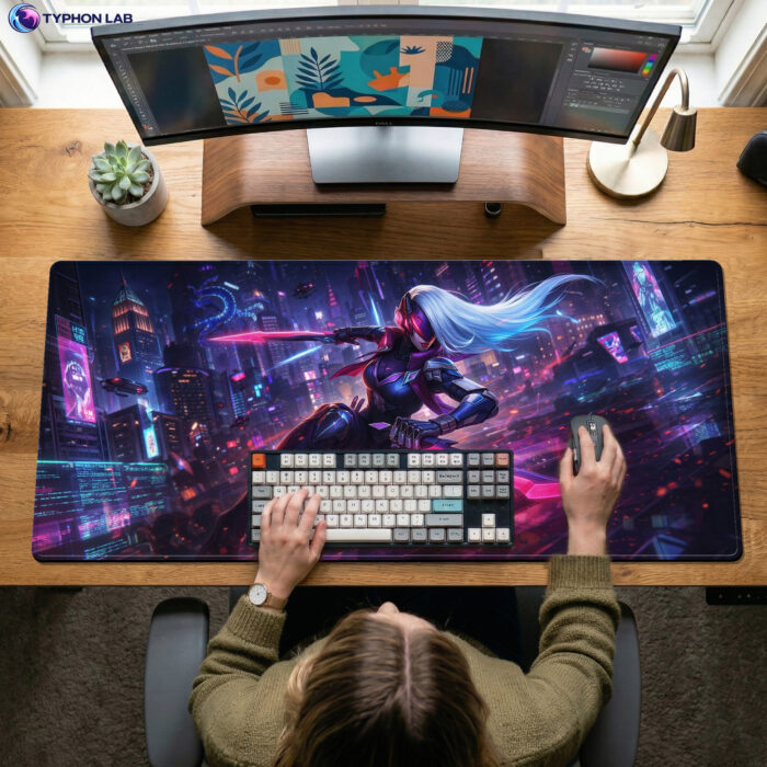 Alternative view of Katarina Cyber Assassin Gaming Mouse Pad Gamers
