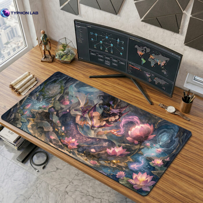Cassiopeia Mystic Lotus Queen Gaming Mouse Pad