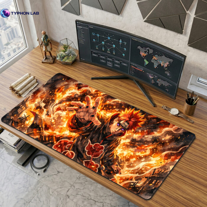 Pain Flames of Judgment Gaming Mouse Pad